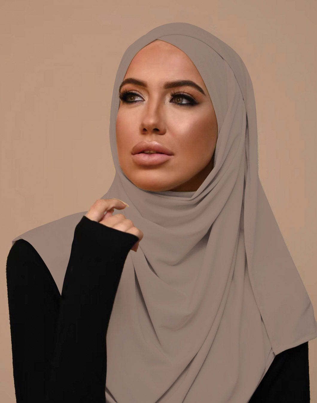 Breathable Premium Jersey Hijab Beige