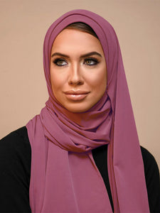 Breathable Premium Jersey Hijab Deep Magenta