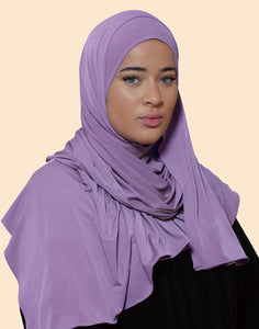 Premium Jersey Hijab Lavender Lila