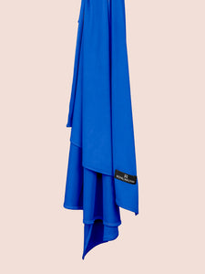 A Premium Satin Jersey Hijab Royal Blue