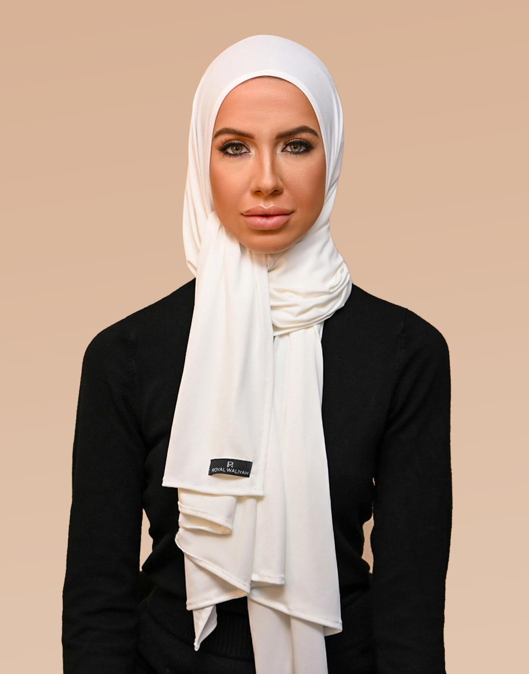 Premium Jersey Hijab White